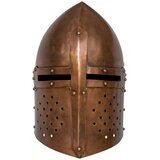  Replika srednjovjekovne viteške kacige za LARP bakrena čelična | Shoptok.si