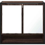 vidaXL Kupaonski ormarić s ogledalom smeđi hrast 65x20x60 cm | shoptok.hr