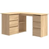  Kutni radni stol boja hrasta sonome 145 x 100 x 76 cm iverica | shoptok.hr