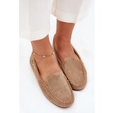 Boto Women’s Perforated Moccasins Made Of Eco Suede Brown Amrutia | shoptok.hr