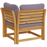  Kutna vrtna sofa s jastucima 73x73x65 cm masivno drvo bagrema | shoptok.hr