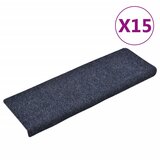 The Living Store Preproge za stopnice 15 kosov 65x21x4 cm modre - Preproga Za Stopnice, (21487544) | Shoptok.si