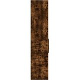  Visoka komoda dimljeni hrast 45x42,5x185 cm konstruirano drvo | Eponuda.com