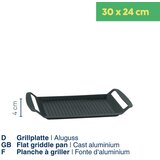 Kela GRILL PLOČA KERROS, 30x24x4cm LIJEVANI ALUMINIJ CRNA | shoptok.hr