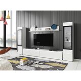 P & B Dnevni Regal Vera, Bela, Visoki Sijaj, 4-Delno, Led | Shoptok.si