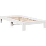  Okvir kreveta bez madraca bijeli 90 x 200 cm masivna borovina | shoptok.hr