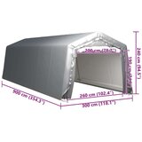 vidaXL Šotor za shranjevanje 300x900 cm jeklo siv | Shoptok.si