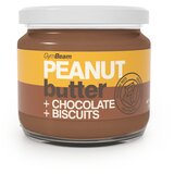 GymBeam Peanut butter with chocolate and biscuits 340 g | ePonuda.com