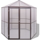 The Living Store Rastlinjak iz aluminija 240x211x232 cm - Topla Greda, (21418980) | Shoptok.si