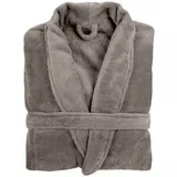 sivi plišani kućni ogrtač Cosy, L / XL