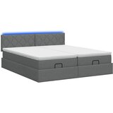  Krevet od pjene s madracem i LED-om Tamnosiva 180 x 200 cm | shoptok.hr