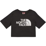 Girls S/S Crop Easy Tee Crna