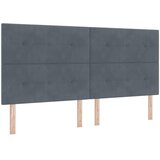 Boxspring krevet s madracem Tamnosiva 200 x 200 cm Baršun | shoptok.hr