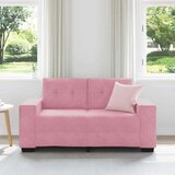  Dvosjed Ružičasta 160 cm Baršun | shoptok.hr