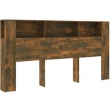 Maison Chic vzglavna omarica - nočna omarica - posteljna omarica dimljeni hrast 200x18,5x104,5 cm, (21705827) Cene