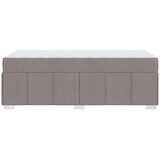  Konstrukcija postelje z vzmetnico Taupe 120 x 190 cm blago, (5000123951) | Shoptok.si
