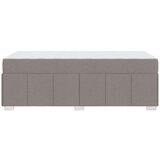  Krevetna konstrukcija Sivo-smeđa 120 x 190 cm tkanina | shoptok.hr