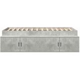  Krevetna konstrukcija s ladicama Betonski sivi 90 x 200 cm | shoptok.hr