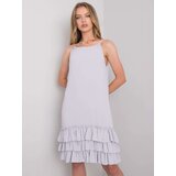 RUE PARIS Dress-CHA-SK-0932.91P-light gray | shoptok.hr