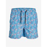 Jack & Jones Blue Mens Patterned Swimwear Fiji - Men Cene'.'