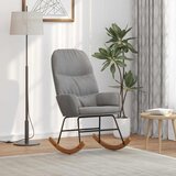  Ljuljačka stolica svijetlo siva baršunasta | shoptok.hr
