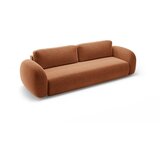 Cosmopolitan Design Opečnato oranžna raztegljiva/s prostorom za shranjevanje sedežna garnitura iz šenilje 262 cm Tonale – | Shoptok.si