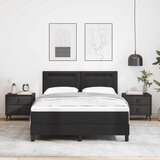  Krevet s opruga kutije Crna 160 x 200 cm Umjetna koža | shoptok.hr