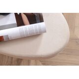 Venture Home ovalni tabure Otto 100 × 40 × 41 cm, bjelkasta | shoptok.hr