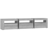 TV ormarić s LED svjetlima boja hrasta sonome 180x35x40 cm | shoptok.hr