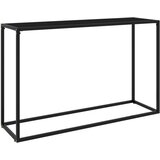  Konzolni stol crni 120 x 35 x 75 cm od kaljenog stakla | shoptok.hr
