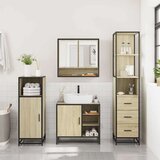 vidaXL 3-dijelni set kupaonskog namještaja boja hrasta sonome drveni | shoptok.hr