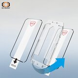 Tel Protect Dust-Free Easy Fit Full Glue 6D kaljeno staklo za iPhone 16 crno – 2 komada | shoptok.hr