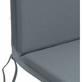  Jastuk za stolac s visokim naslonom GEMERT 2 kom. - Plava (melange) 120 x 50 x 5 cm 2 | shoptok.hr