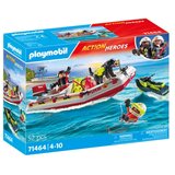 Playmobil 71464 - ACTION HEROES Feuerwehrboot mit Aqua Scooter - 1 k. Cene