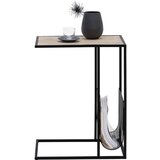CARRYHOME MIZICA, črna, barve hrasta | Shoptok.si