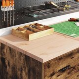  Garažni ormarići 2 kom boja hrasta od konstruiranog drva | shoptok.hr