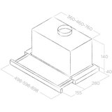 Elica ELITE 14 LUX BL/A/50 kuhinjski aspirator | ePonuda.com