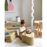 Wigiwama Zelen otroški tabure iz tkanine bouclé Cloud – | Shoptok.si