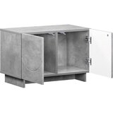  TV stalak 60 x 34.5 x 40 cm Betonska siva Konstruirano drvo | shoptok.hr