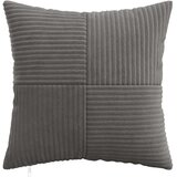  Presvlaka za jastuk 6 pcs ALMELO Tamnosiva 40 x 40 cm Kord | shoptok.hr