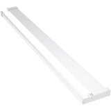 Pregrada za tuš s policom krom 115x195 cm staklo ESG i aluminij | shoptok.hr