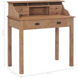  Radni stol od masivne tikovine 90 x 50 x 100 cm | shoptok.hr