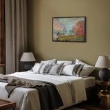  Slika - Claude Monet – Boat on the Seine 90x60 U crnom drvenom okviru | shoptok.hr