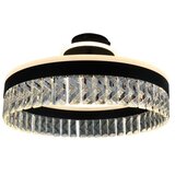  led prigušiva plafonska svetiljka LED/75W/230V 3000-6500K crna + daljinski upravljač | Eponuda.com