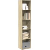  Regal za knjige boja hrasta 40x30x189 cm od konstruiranog drva | shoptok.hr