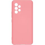 AVIZAR Semi-rigid soft touch silikonski ovitek za Samsung Galaxy A53 5G - bledo roza, (20715319) Cene