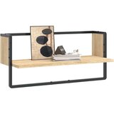  Zidna polica s prečkom boja hrasta sonome 65x25x30 cm | Eponuda.ba