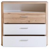 XORA Komoda Tess, Bela, Barva Hrasta | Shoptok.si