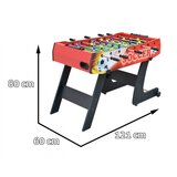  Stol za ni nogomet 121x61x81 Folding - crveni | shoptok.hr
