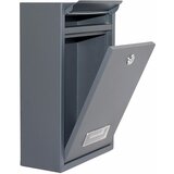  Saska Garden 1067537 po&amp;scaron;tni nabiralnik 21,5 &amp;times; 9 &amp;times; 31 cm antracit Slike